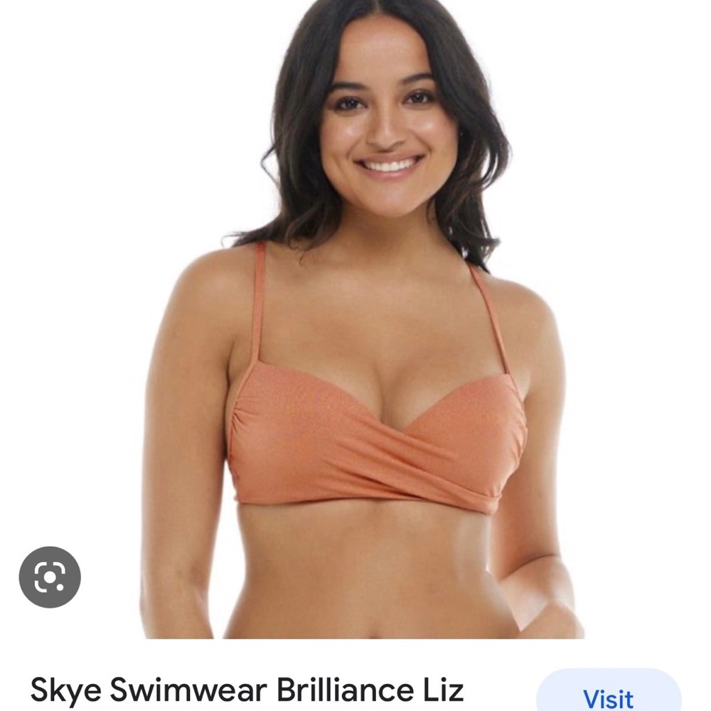 NWT Skye Brilliance Liz Bikini Top
